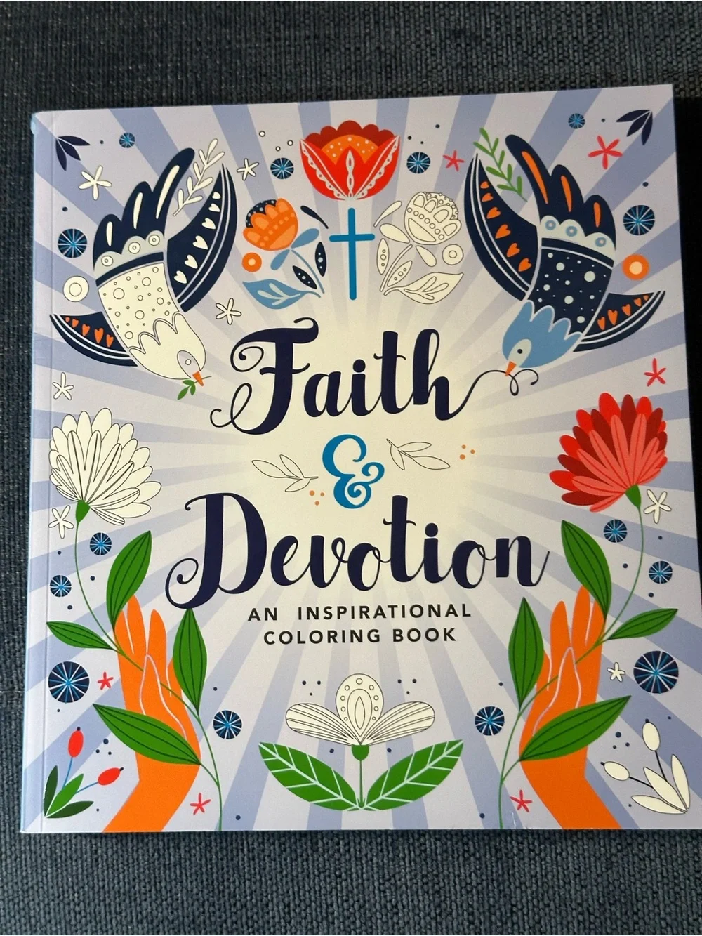 Faith & Devotion Inspirational Coloring Book & Bible Psalms Coloring Book